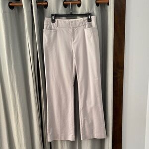 Women's Light Gray Wide Leg Pants.